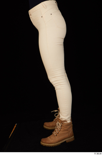 Charity casual dressed leg lower body white jeans workers 0003.jpg